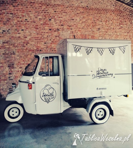 Lody z Piaggio Ape 