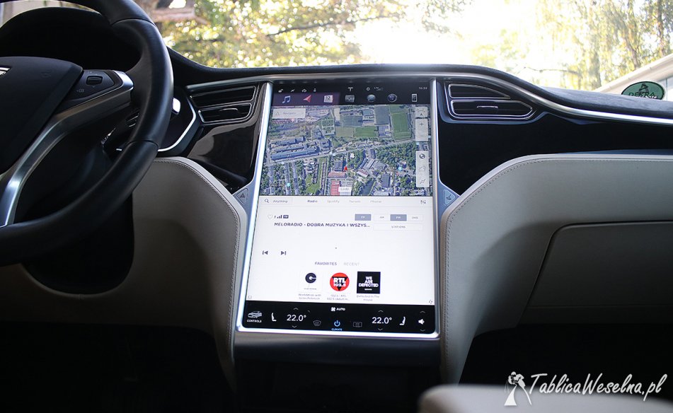 Tesla S 70D do Ślubu
