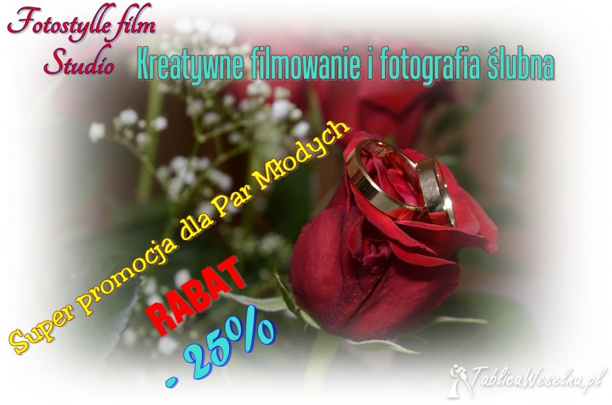 SUPER PROMOCJA dla Par Młodych RABAT - 25% !!! Kreatywna fotografia i filmowanie ...