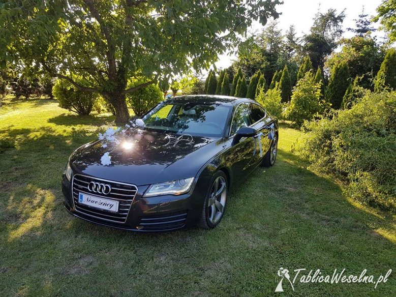 WYNAJEM AUDI A7 do ślubu