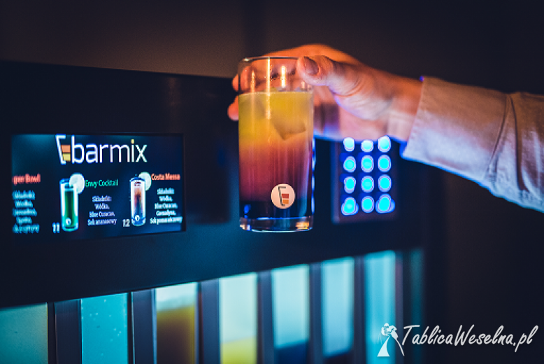 Barmix, Napis MiłOść, cieżki dym, balony led/hel