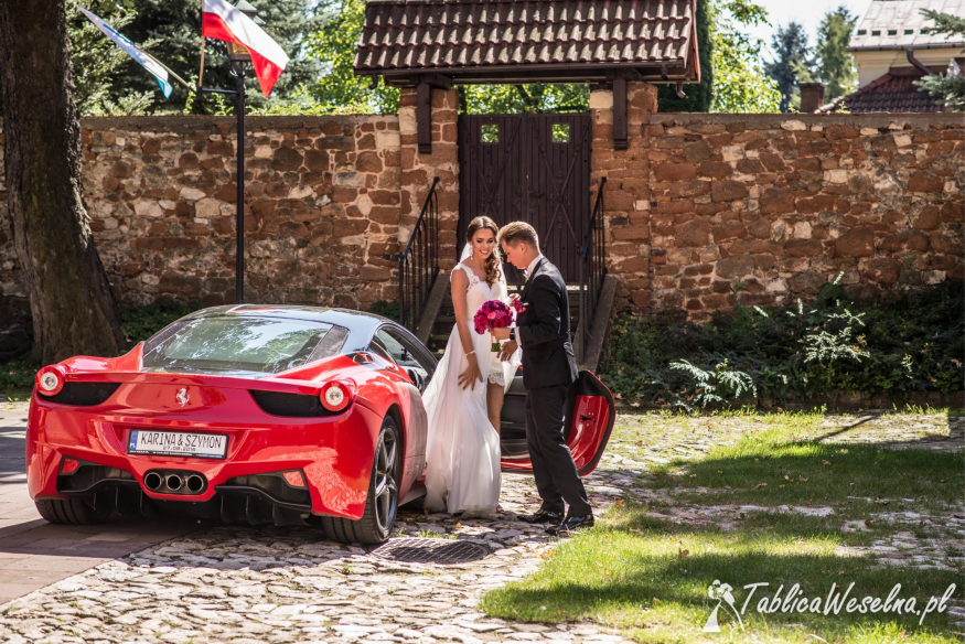 Ferrari 458 do ślubu - 30 super samochodów na wynajem