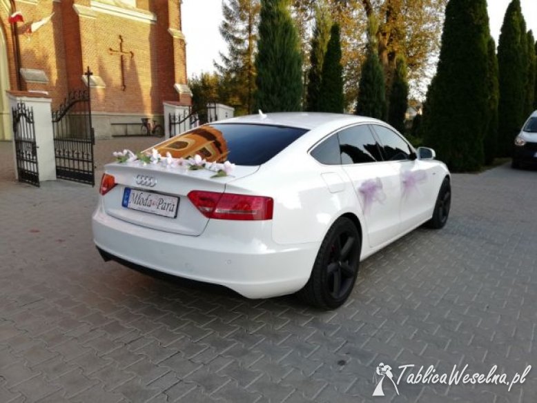 Auta do ślubu Audi A5 S-line Volkswagen Passat CC