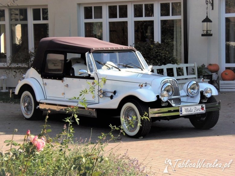 Ekskluzywny Kabriolet do wynajęcia na ślub wesele Zabytkowe kabriolety Retro Cabrio na ślub Wynajm aut