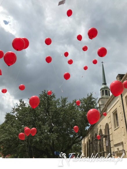 BALONY Z HELEM led POMPOWANIE BALONÓW mega prezent 