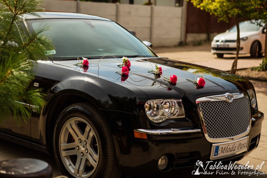 Auto do ślubu Chrysler 300C wynajem wielkopolska ostrów kalisz grabów pleszew kępno cena 400zŁ