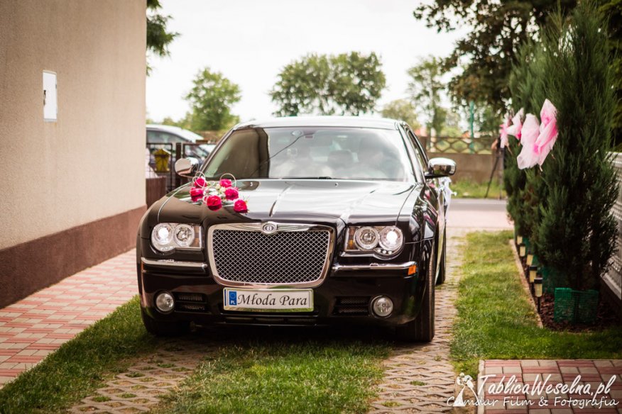 Auto do ślubu Chrysler 300C wynajem wielkopolska ostrów kalisz grabów pleszew kępno cena 400zŁ