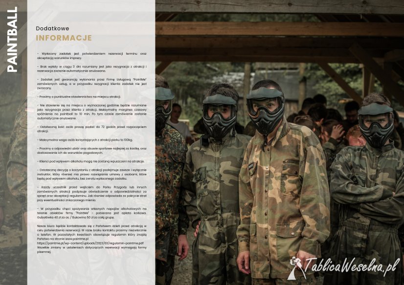 Wieczór Kawalerski Paintball & Nocleg: Strzał w Dziesiątkę!