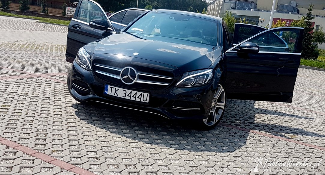 Auto do ślubu Mercedes C Kielce z kierowcą