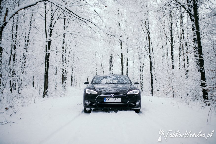 TESLA S wynajem do ślubu, na wesele NIESAMOWITA LIMUZYNA