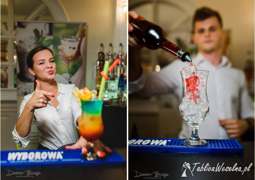 Barman na wesela. Profesjonalna oprawa barmańska.