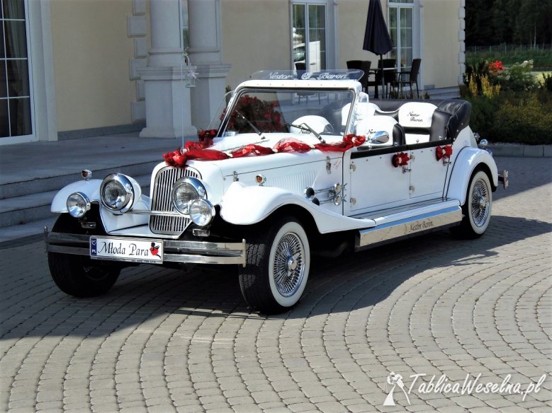 Ekskluzywny Kabriolet do wynajęcia na ślub wesele Zabytkowe kabriolety Retro Cabrio na ślub Wynajm aut