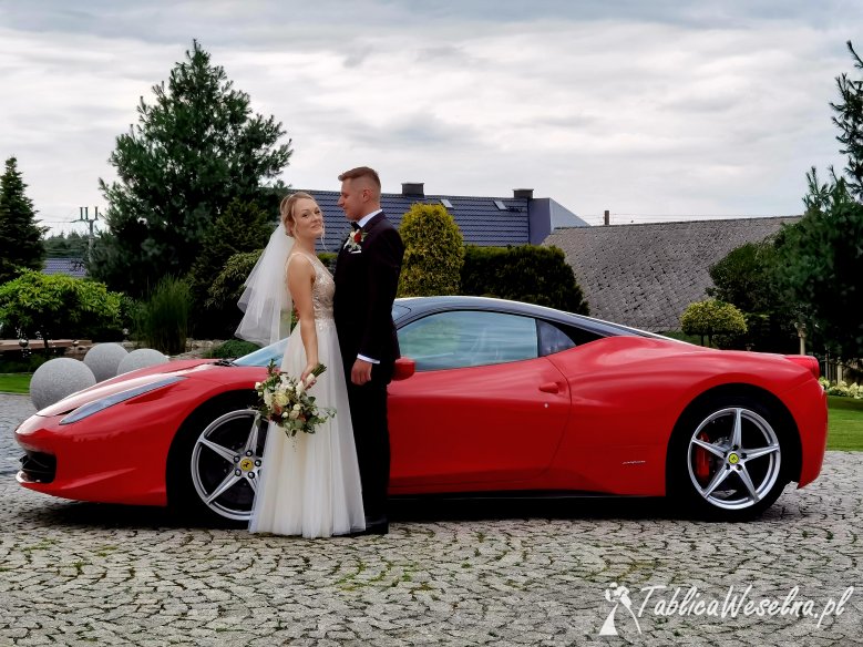 Ferrari 458 do ślubu - 30 super samochodów na wynajem