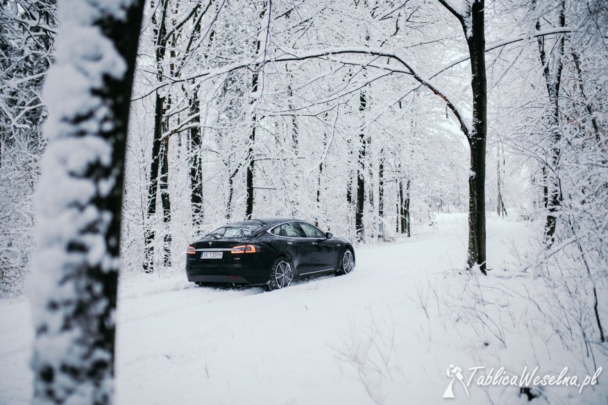 TESLA S wynajem do ślubu, na wesele NIESAMOWITA LIMUZYNA