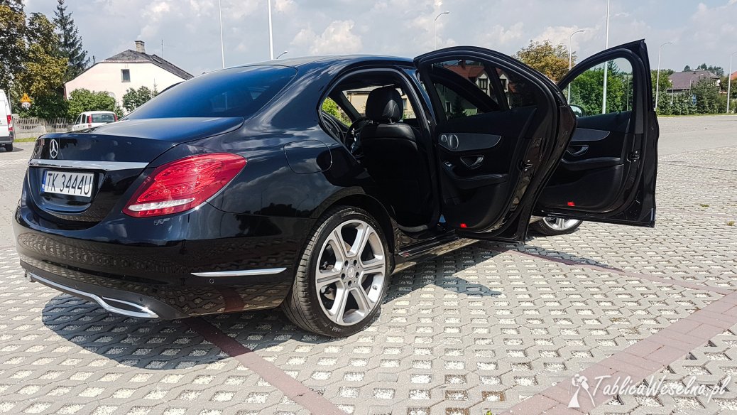 Auto do ślubu Mercedes C Kielce z kierowcą