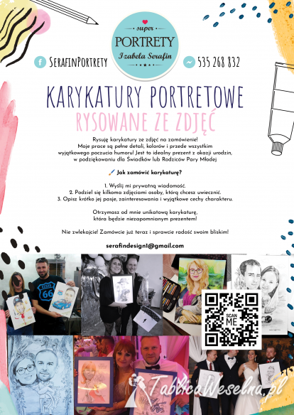 Karykatury Portretowe rysowane na żywo 