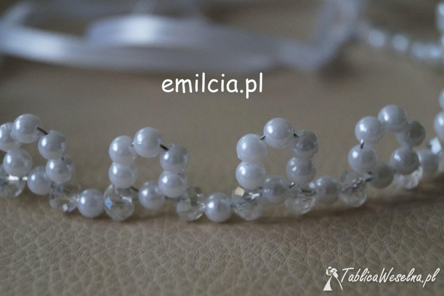 " E-milcia.pl "  Opaska - Tiara - Diadem  Ozdoba do włosów